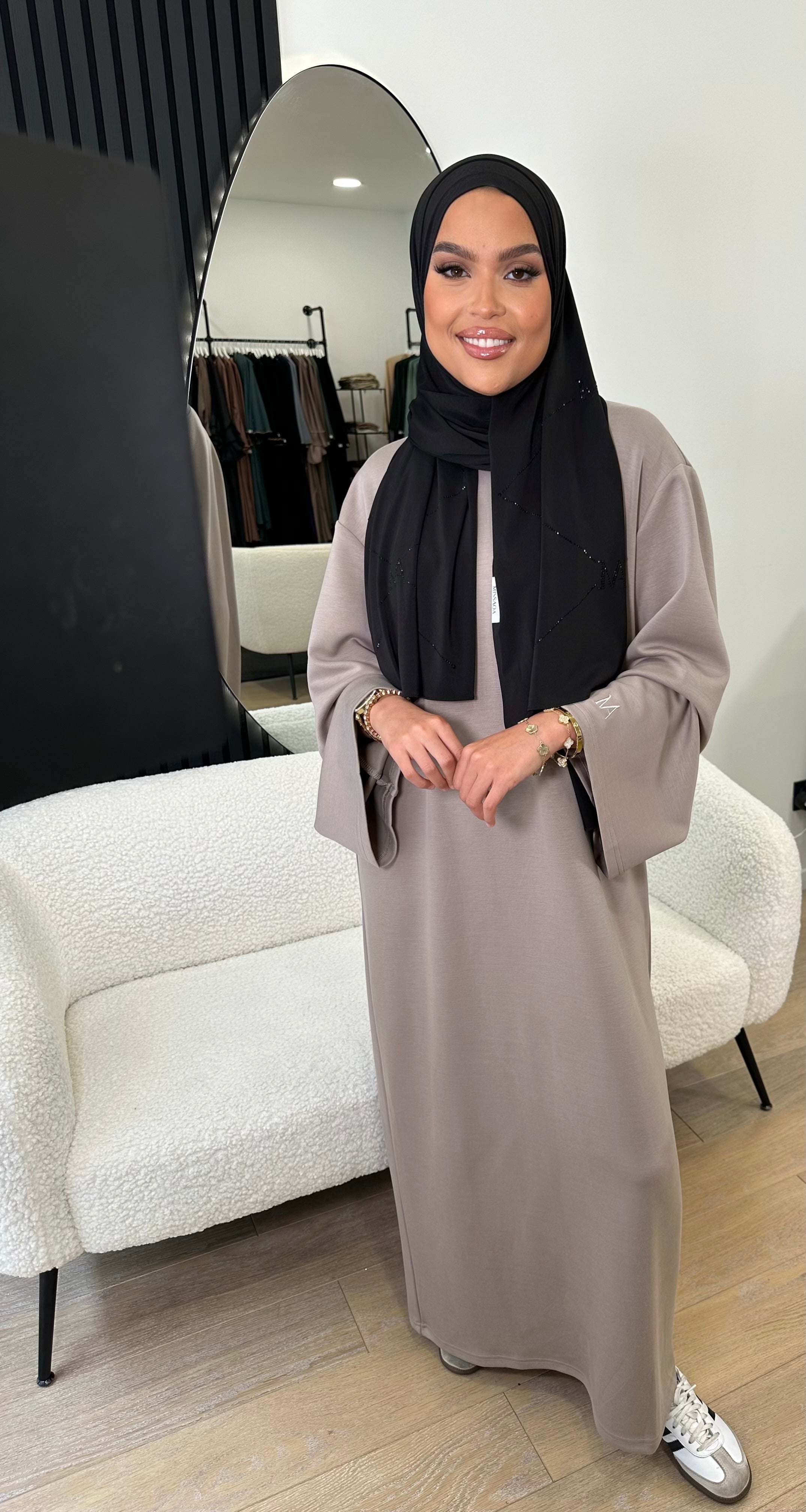 ROBE SIGNATURE TAUPE